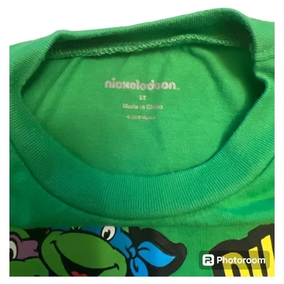 Teenage Mutant Ninja Turtles toddler boys muscle tank green size 2T - Picture 3 of 4